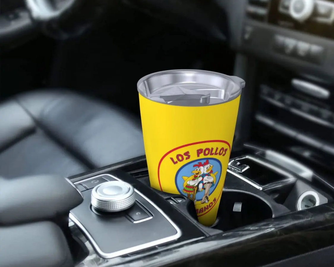 Vaso Termo Breaking Bad 600ML (2 pajitas acero inoxidable + limpiador de REGALO🎁)
