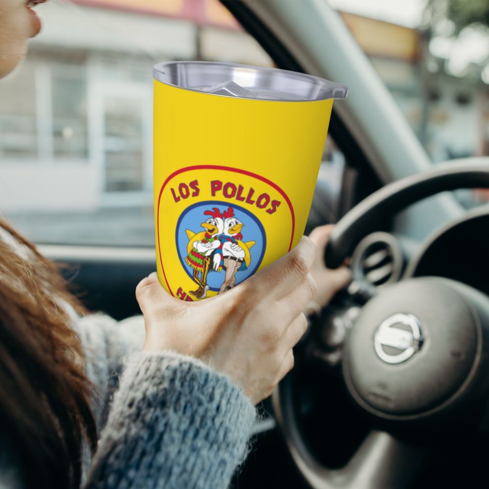 Vaso Termo Breaking Bad 600ML (2 pajitas acero inoxidable + limpiador de REGALO🎁)
