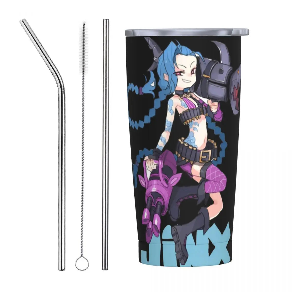 Vaso Termo Arcane + 2 pajitas acero inox. y limpiador de REGALO🎁 (24 modelos disponibles)
