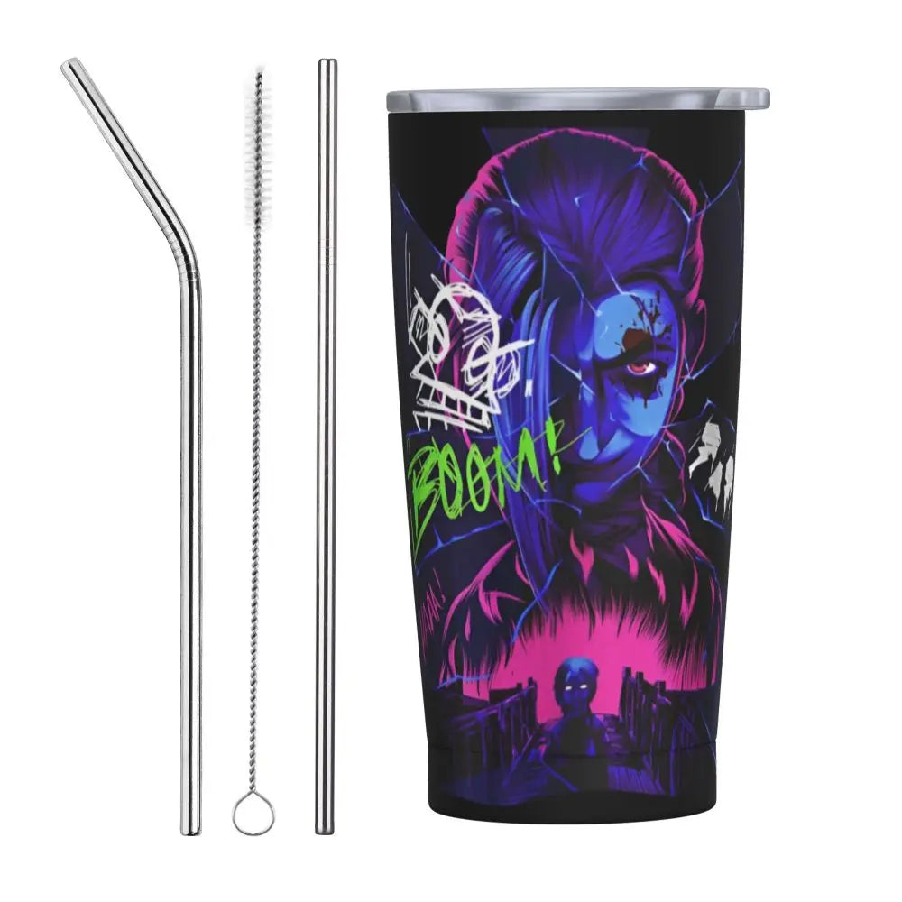 Vaso Termo Arcane + 2 pajitas acero inox. y limpiador de REGALO🎁 (24 modelos disponibles)