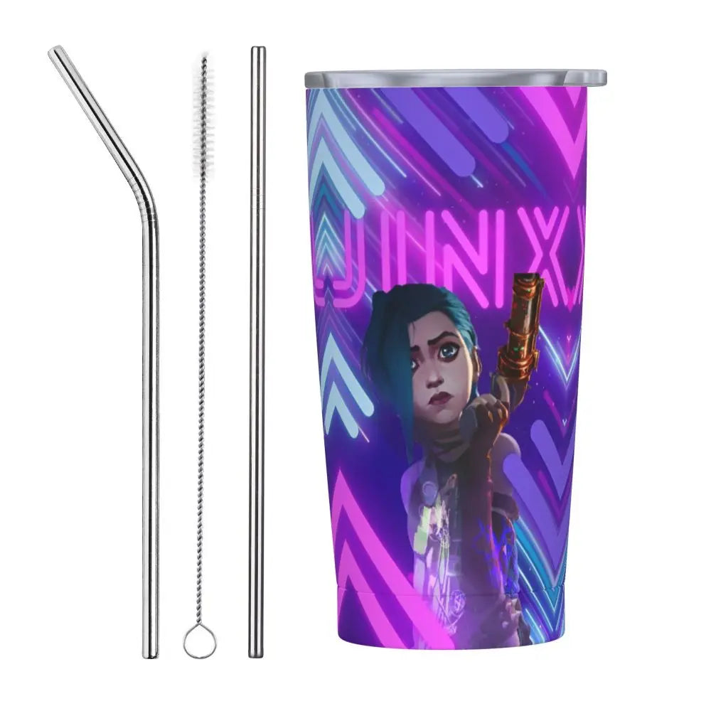 Vaso Termo Arcane + 2 pajitas acero inox. y limpiador de REGALO🎁 (24 modelos disponibles)