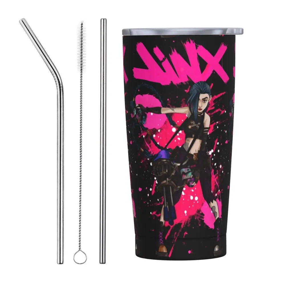 Vaso Termo Arcane + 2 pajitas acero inox. y limpiador de REGALO🎁 (24 modelos disponibles)