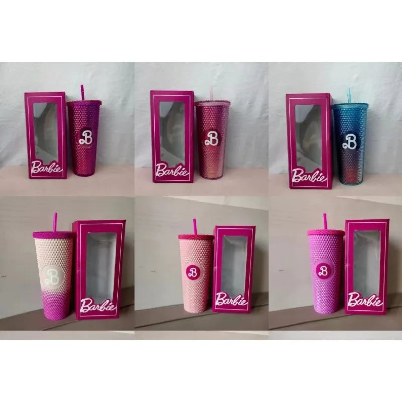 Vaso BARBIE 700ML Caja Incluida (10 modelos disponibles)