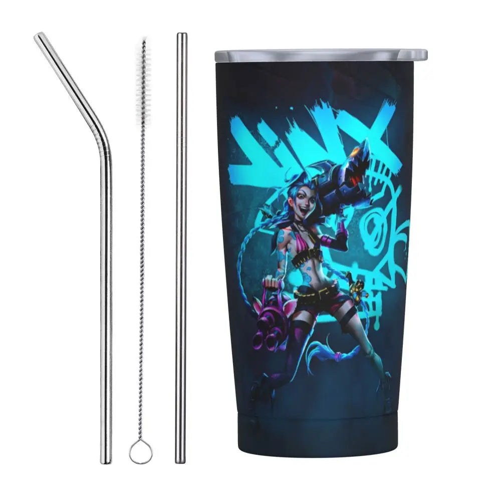 Vaso Termo Arcane + 2 pajitas acero inox. y limpiador de REGALO🎁 (24 modelos disponibles)