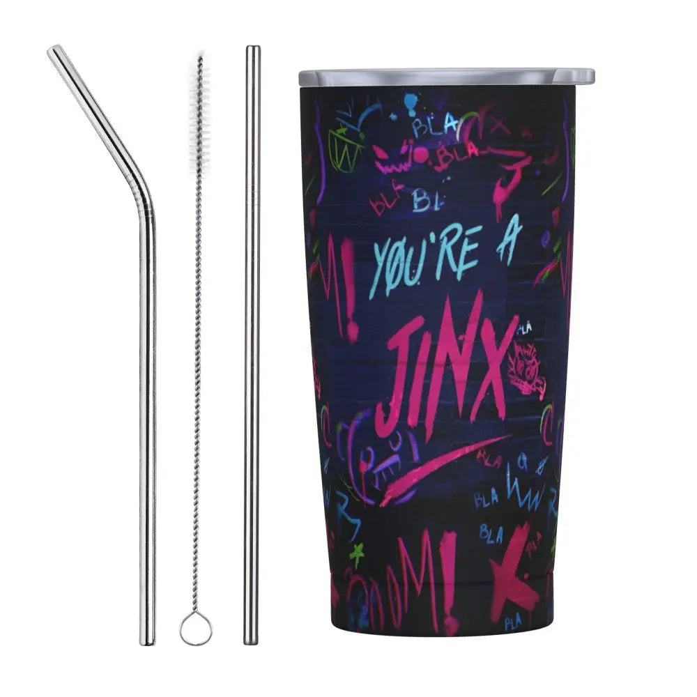 Vaso Termo Arcane + 2 pajitas acero inox. y limpiador de REGALO🎁 (24 modelos disponibles)