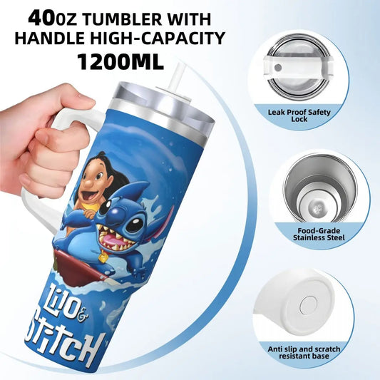Taza Termo Lilo y Stitch 1200ML (10 modelos distintos)