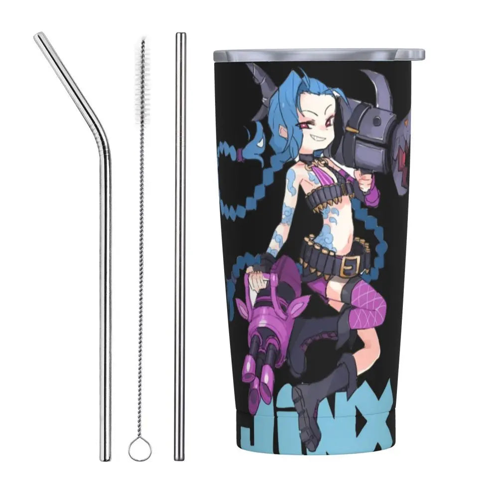 Vaso Termo Arcane + 2 pajitas acero inox. y limpiador de REGALO🎁 (24 modelos disponibles)
