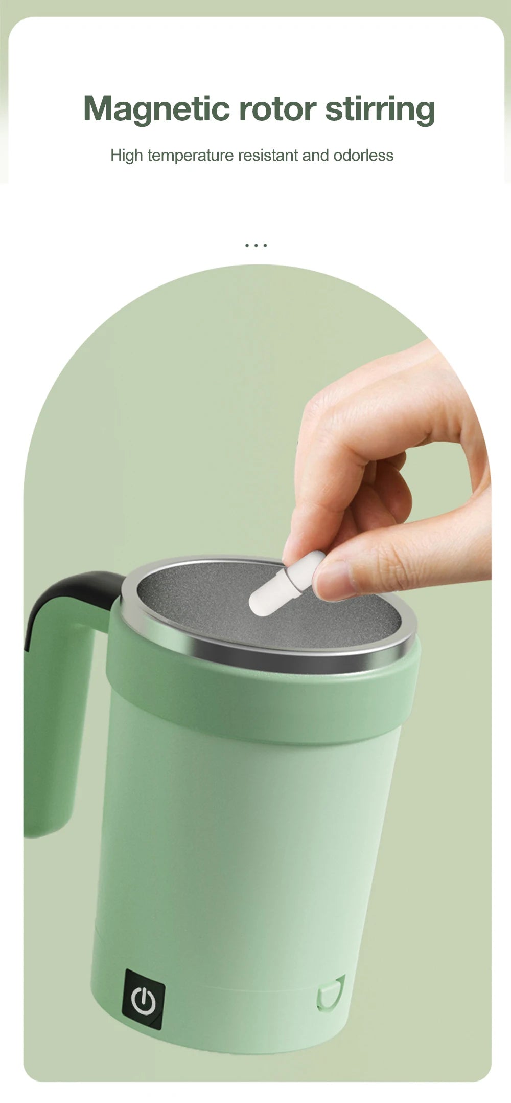 Vaso Agitador Automático Con Termómetro.
