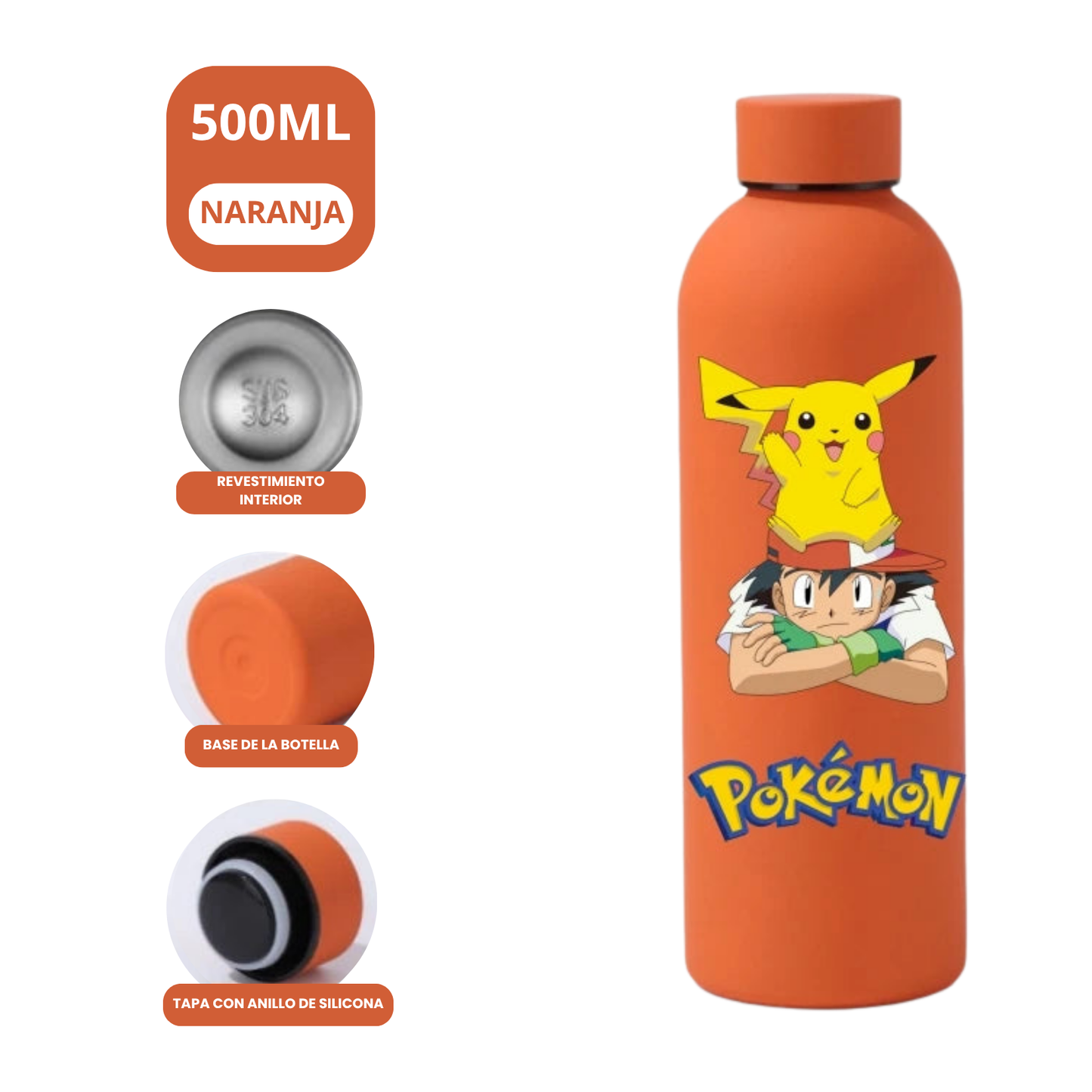Botella-Termo POKEMON 500ML