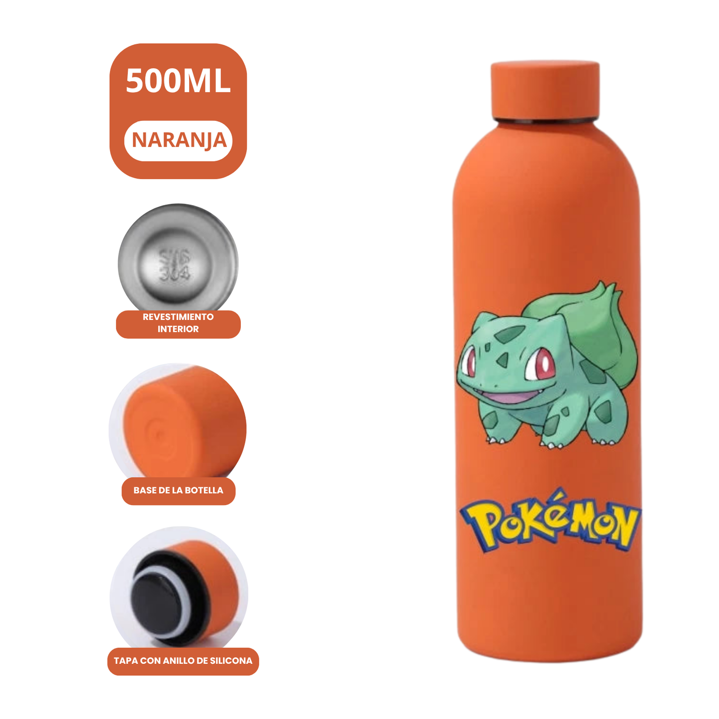 Botella-Termo POKEMON 500ML