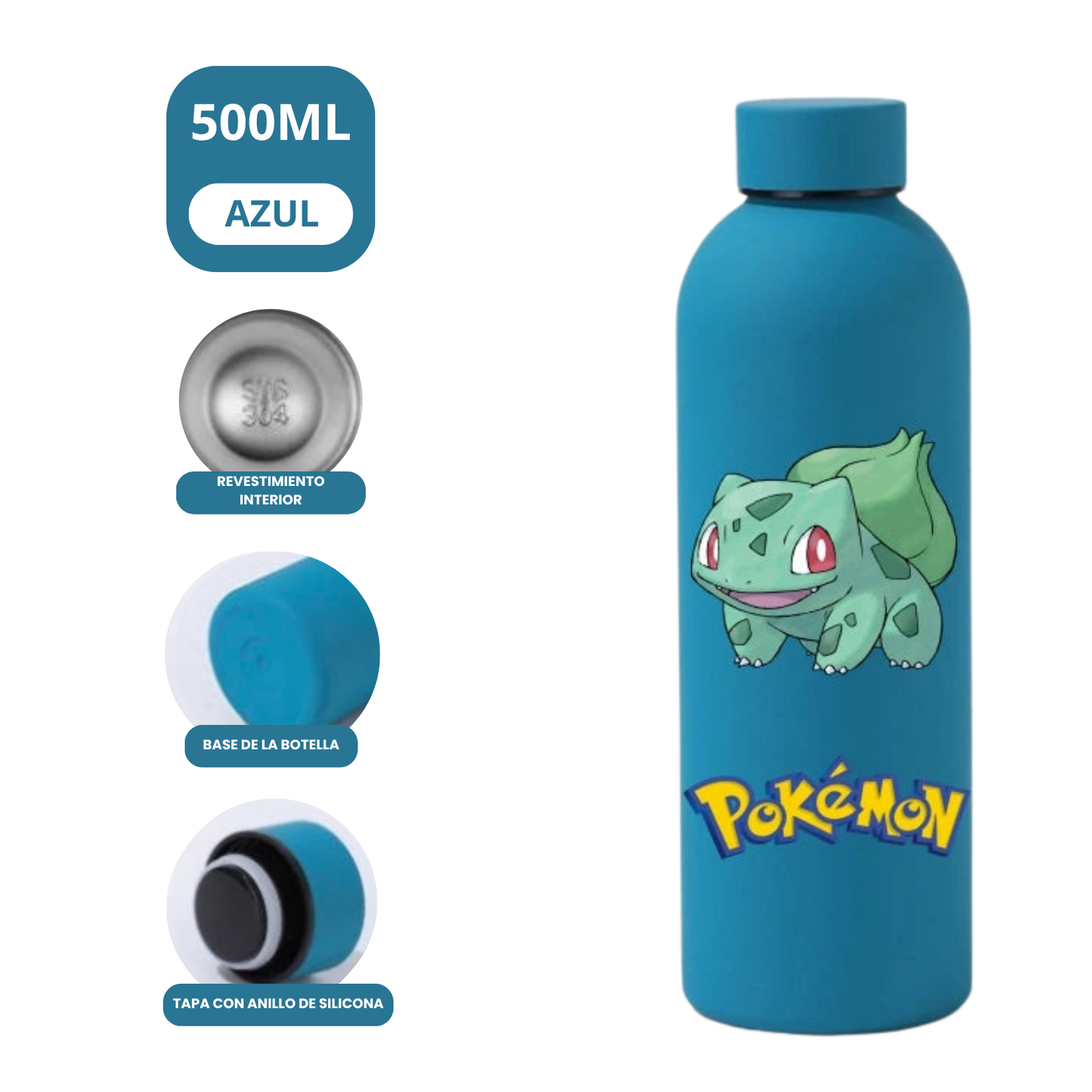 Botella-Termo POKEMON 500ML