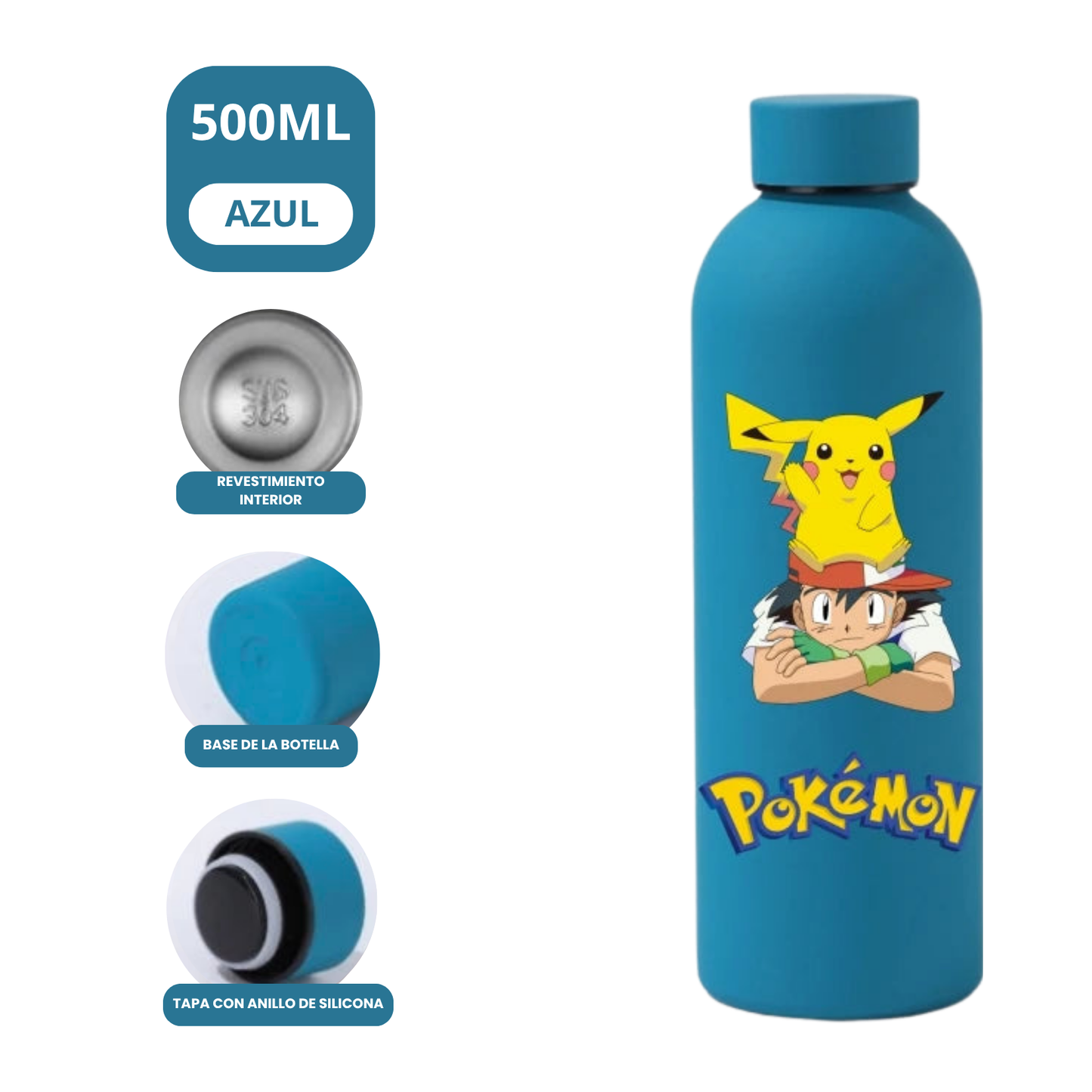 Botella-Termo POKEMON 500ML