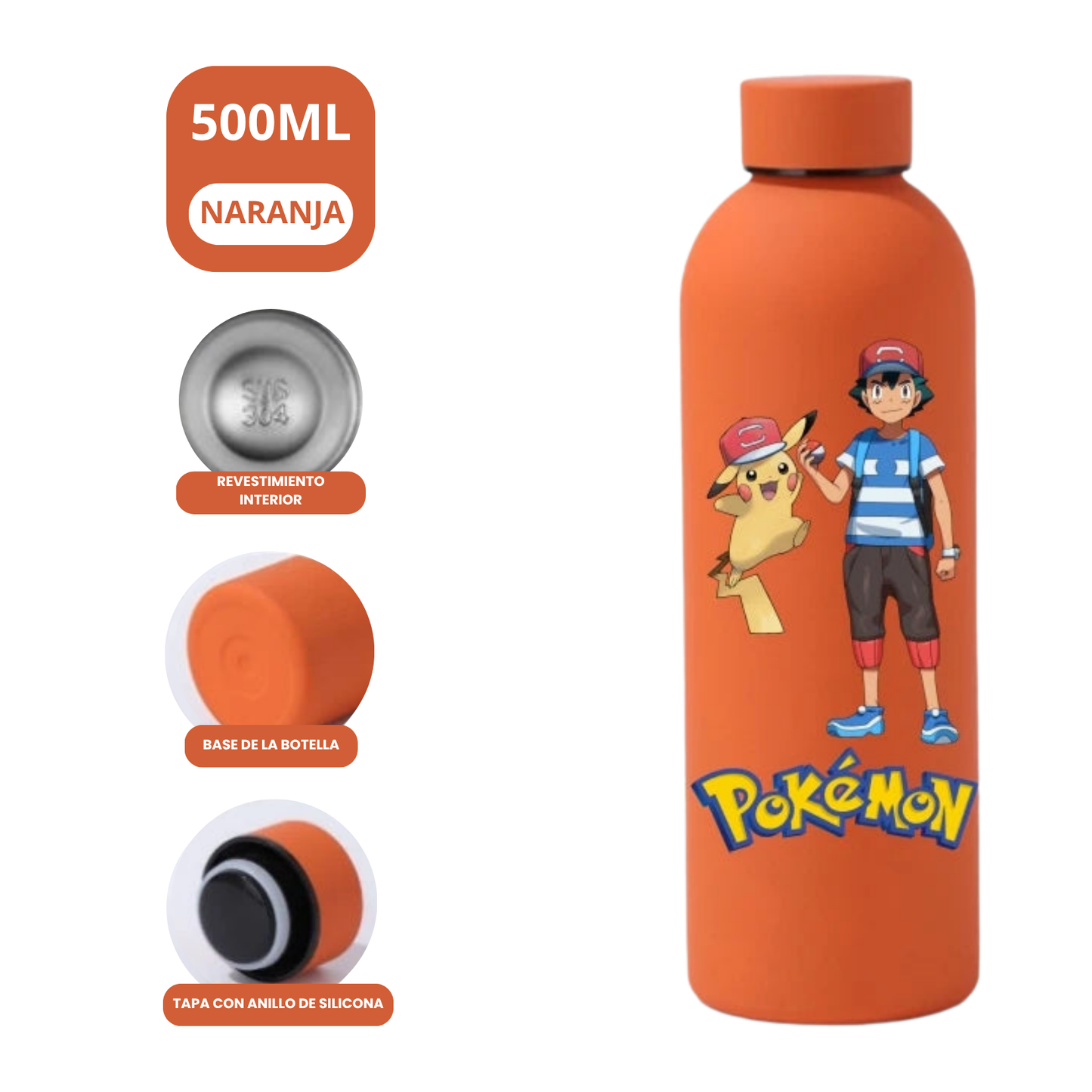 Botella-Termo POKEMON 500ML