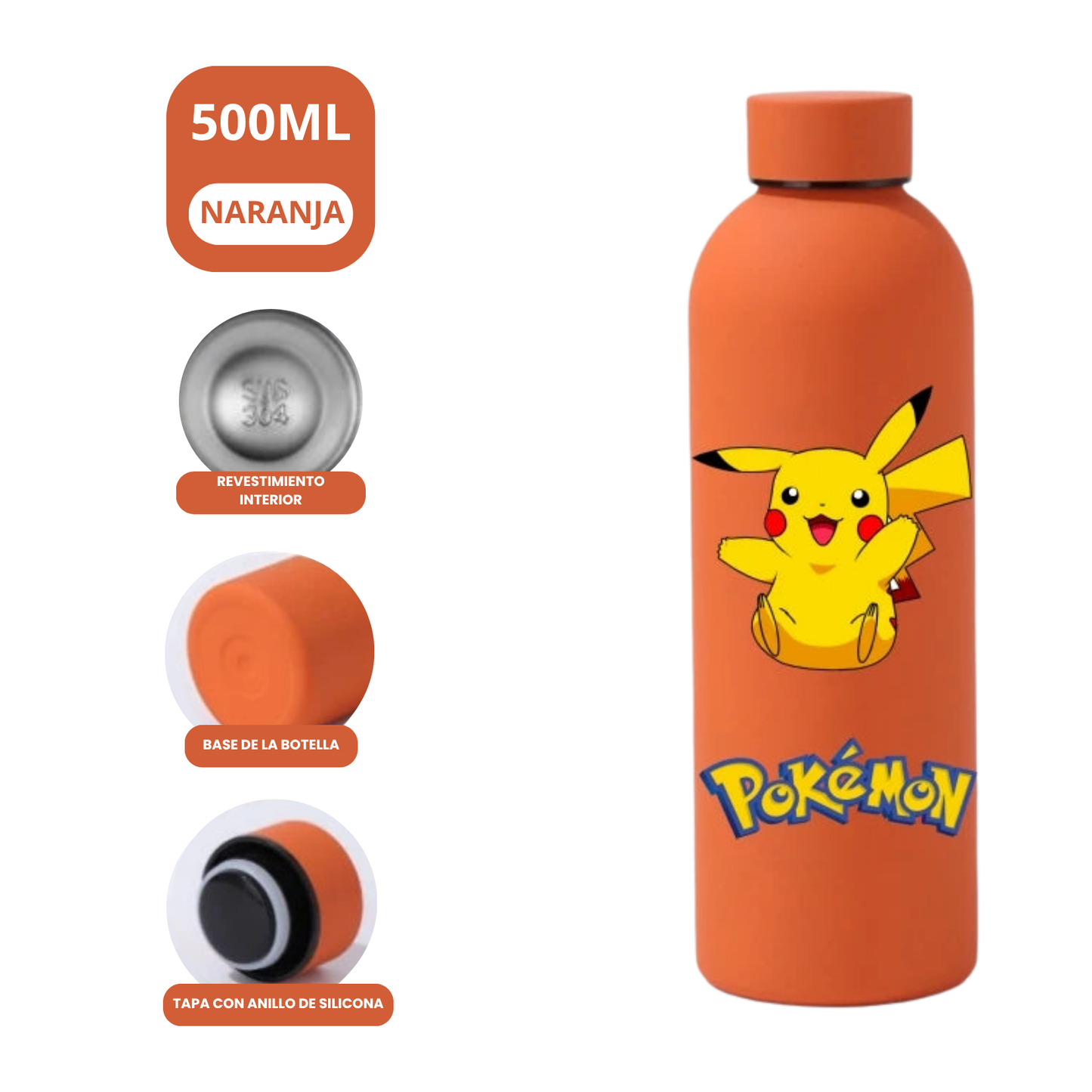 Botella-Termo POKEMON 500ML