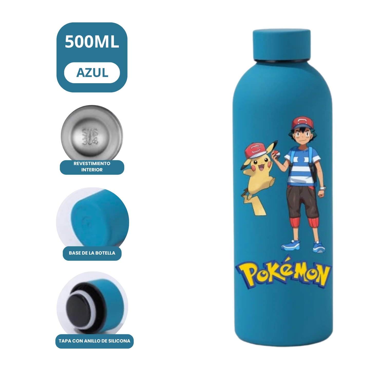 Botella-Termo POKEMON 500ML