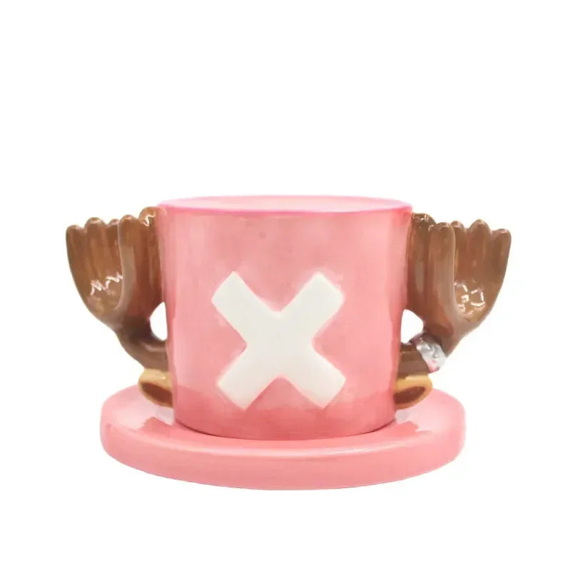 Taza Cerámica coleccion One Piece y Chopper