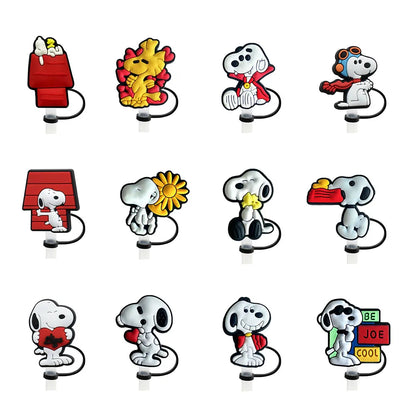 Cubre Pajitas Snoopy (12 modelos disponibles)