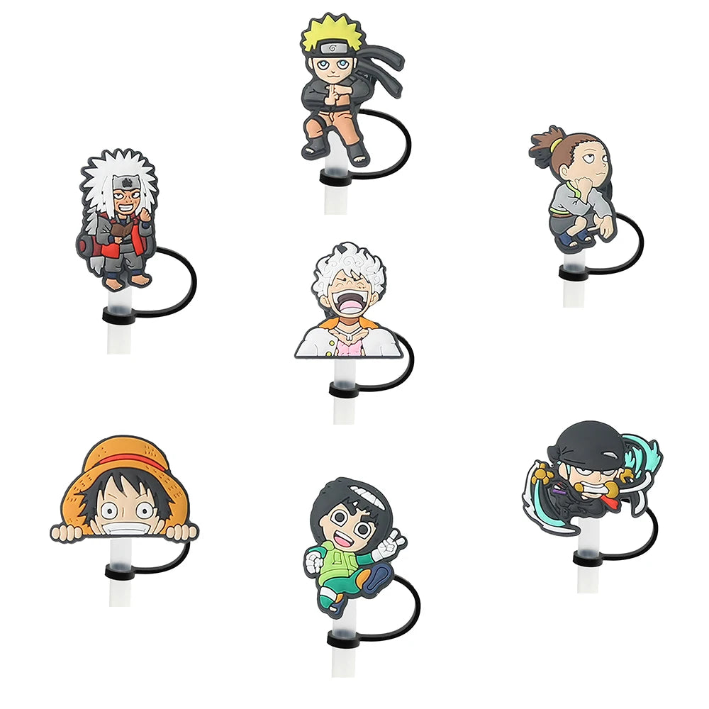 Cubre Pajitas One Piece y Naruto