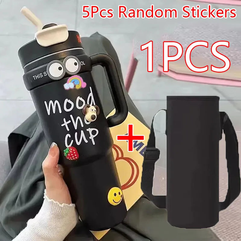 Taza Termo 1200ML 5 Sticker De REGALO🎁