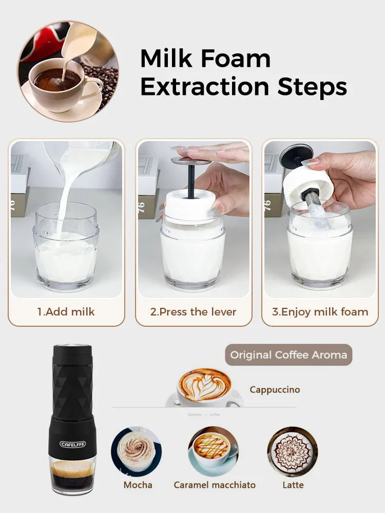 Cafetera Portátil 3 en 1
