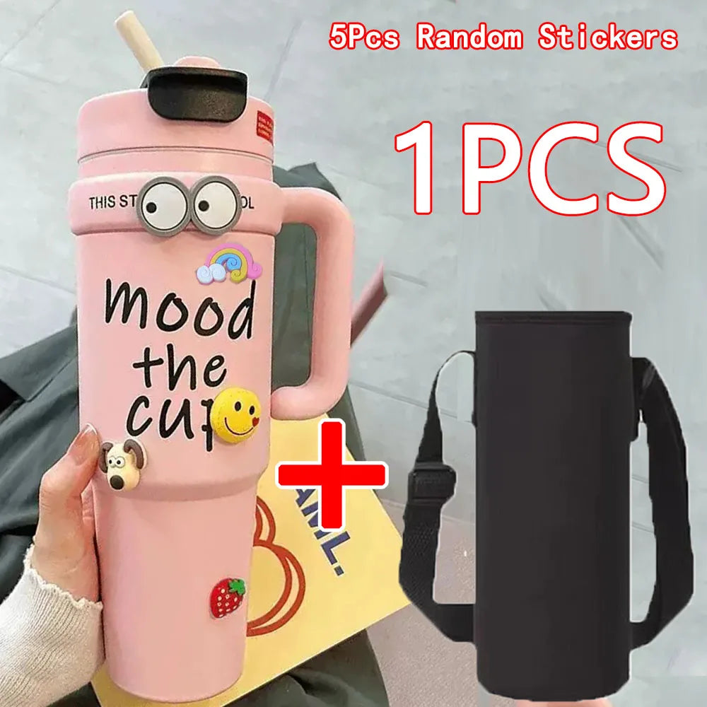 Taza Termo 1200ML 5 Sticker De REGALO🎁