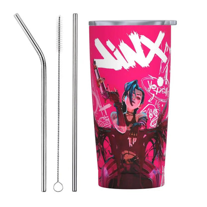 Vaso Termo Arcane + 2 pajitas acero inox. y limpiador de REGALO🎁 (24 modelos disponibles)