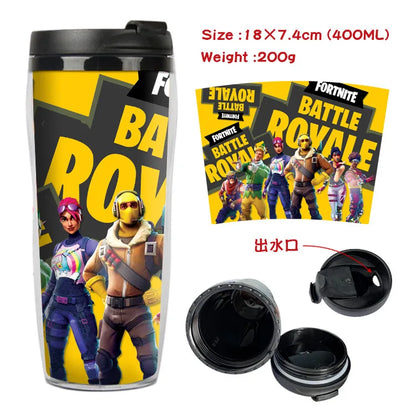 Vaso Con Tapa FORTNITE 400ML