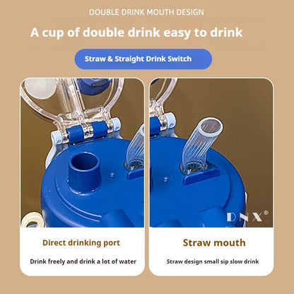 Termo Con Asa y Accesorios Stitch 600ML
