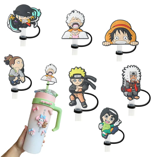 Cubre Pajitas One Piece y Naruto