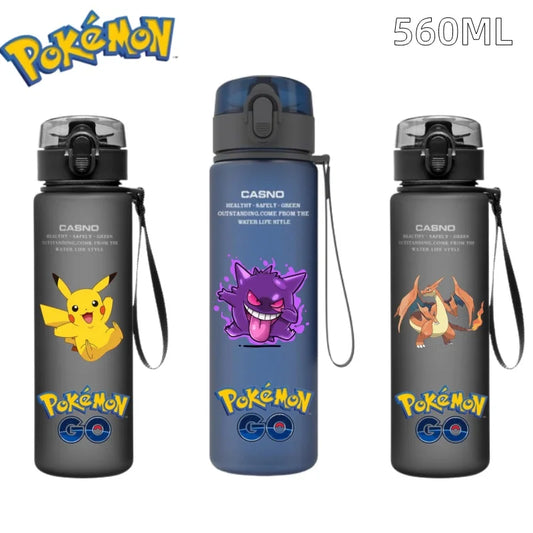 Botella De Pokemon 560ML (11 modelos disponibles)