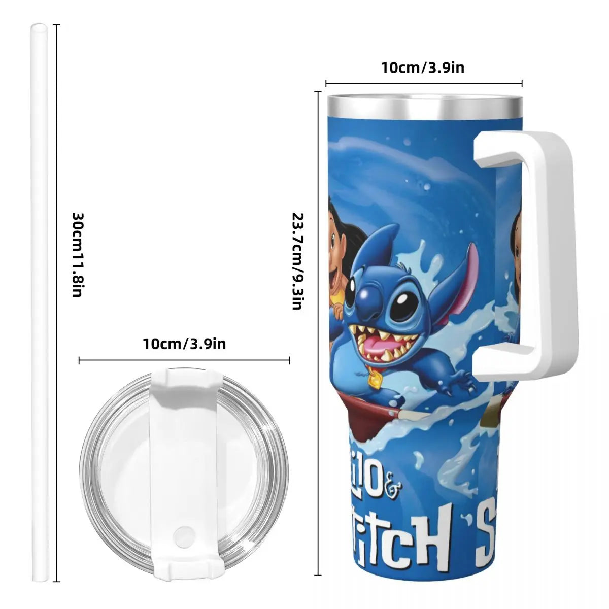Taza Termo Lilo y Stitch 1200ML (10 modelos distintos)