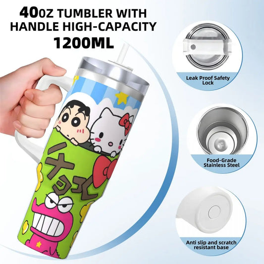 Taza Termo Shin Chan 1200ML (12 modelos distintos)