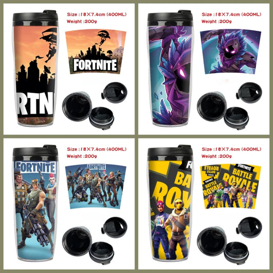 Vaso Con Tapa FORTNITE 400ML