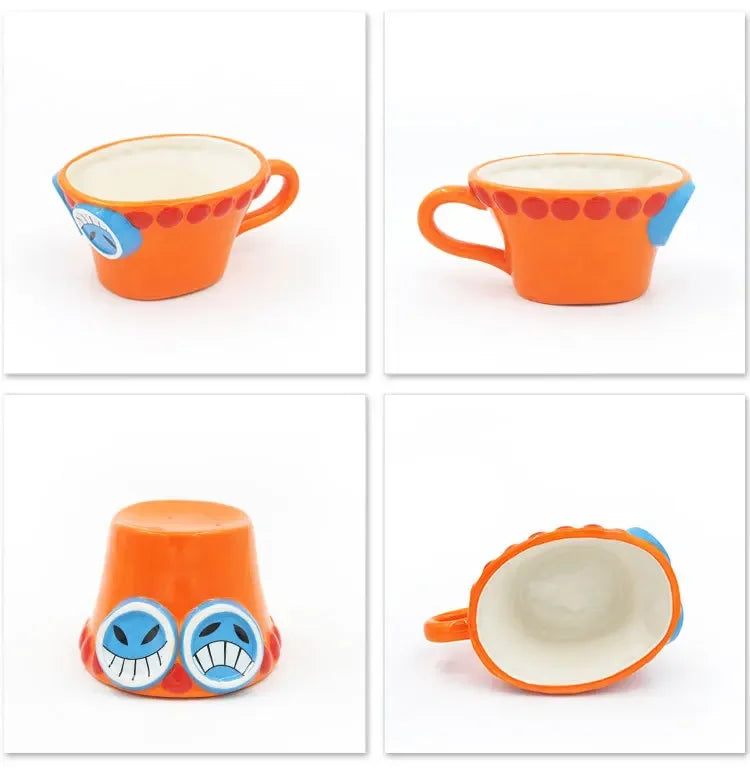 Taza Cerámica coleccion One Piece y Chopper